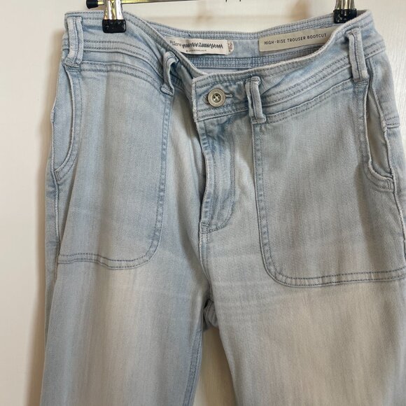 Pilcro High Rise Trouser Bootcut Denim Pants 27 - Picture 4 of 13